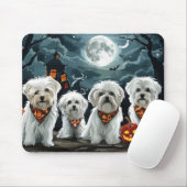 Maltese Halloween Spooky Muismat (Met muis)