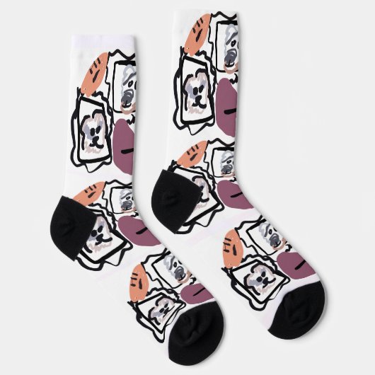 Maltese hearts sokken (Rechts)