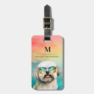 Maltese Hond Bagage Labels