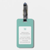 Maltese Hond Bagage Labels (Achterkant verticaal)