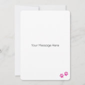 Maltese hond gepersonaliseerde gelukkige verjaarda kaart (Achterkant)