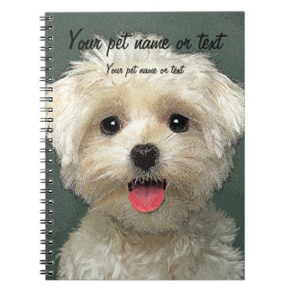 Maltese hond glimlachen Notitieboek