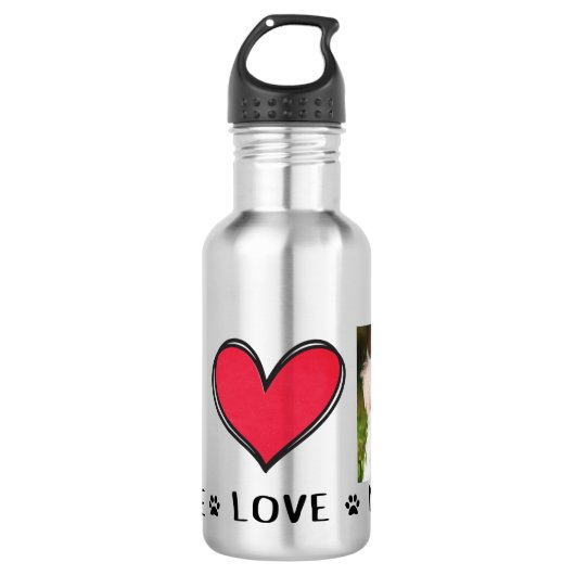 Maltese hond huisdier liefhebbers waterfles  (Voorkant)