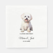 Maltese hond Ik hield van haar eerste huwelijk Servet (Voorkant)