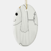 Maltese hond keramisch ornament (Rechts)