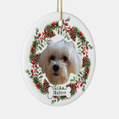 maltese hond keramisch ornament (Rechts)