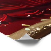 Maltese Hond Kerstfeest Poster (Hoek)