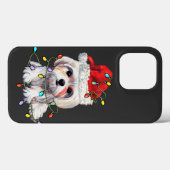 Maltese hond Kerstmis, kerstmis Maltezer hond Case-Mate iPhone Case (Achterkant (horizontaal))