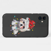 Maltese hond Kerstmis, kerstmis Maltezer hond Case-Mate iPhone Case (Achterkant (horizontaal))