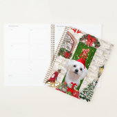 Maltese hond Kerstmis Planner (Display)