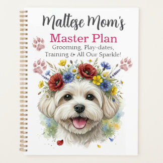 Maltese Hond Moeder Verzorging & Leven Organizer