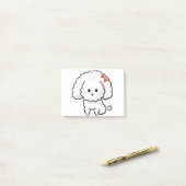 Maltese hond post-it® notes (Op bureau)