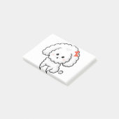 Maltese hond post-it® notes (Schuin)