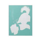 Maltese hond puppy notitieblok (Linkerzijde)