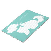 Maltese hond puppy notitieblok (Schuin)