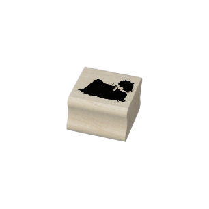 Maltese hond puppy rubberstempel