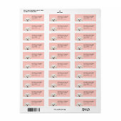 Maltese Hond Retouradres Label (Full Sheet)