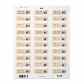 Maltese Hond Retouradres Label (Full Sheet)