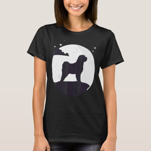 Maltese hond Retro 8 T-shirt (Voorkant)