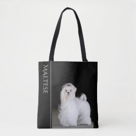 Maltese hond tote bag
