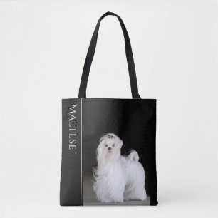 Maltese hond tote bag