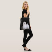 Maltese hond tote bag (Op model)