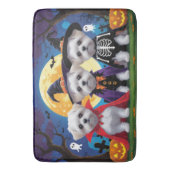 Maltese honden pompoen Halloween grappig Badmat (Voorkant Verticaal)