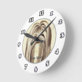 Maltese hondenklok ronde klok (Hoek)