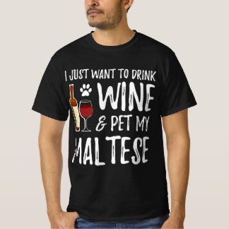 Maltese hondenliefhebber hond mama| Funny dog love T-shirt
