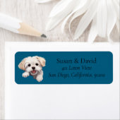 Maltese Hondenras Pet Lovers Etiket (Insitu)