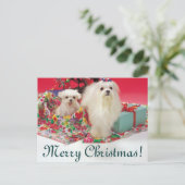 Maltese kerst van Merry Feestdagenkaart (Staand voorkant)