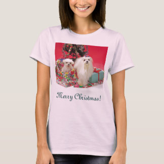 Maltese kerst van Merry T-shirt