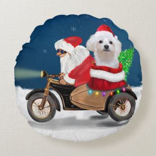 Maltese kerstkerstkerstmankreet rond kussen