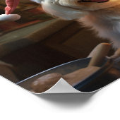 Maltese Kerstkoekjes Feestelijke vakantie Poster (Hoek)