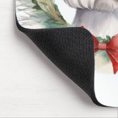 Maltese Kerstkrans feestelijke pup Muismat (Hoek)