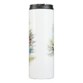 Maltese Kerstkrans feestelijke pup Thermosbeker (Achterkant)