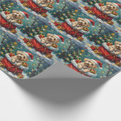 Maltese Kerstman Zak Avontuur Cadeaupapier (Hoek)