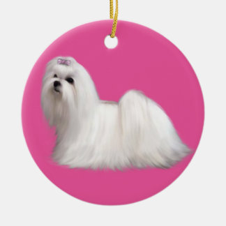 Maltese kerstversiering keramisch ornament