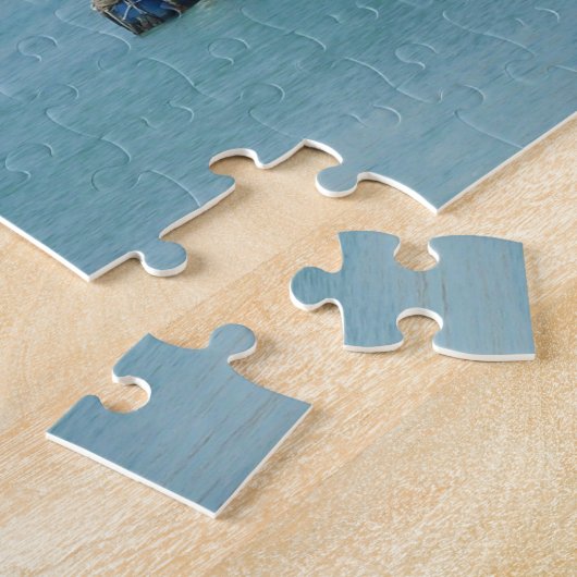 Maltese kleurige boten legpuzzel (Zijkant)