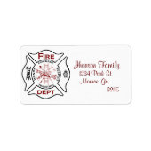 Maltese kruis Adresetiketten Etiket (Voorkant)