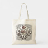 Maltese kruisbrandweerman tote bag (Achterkant)