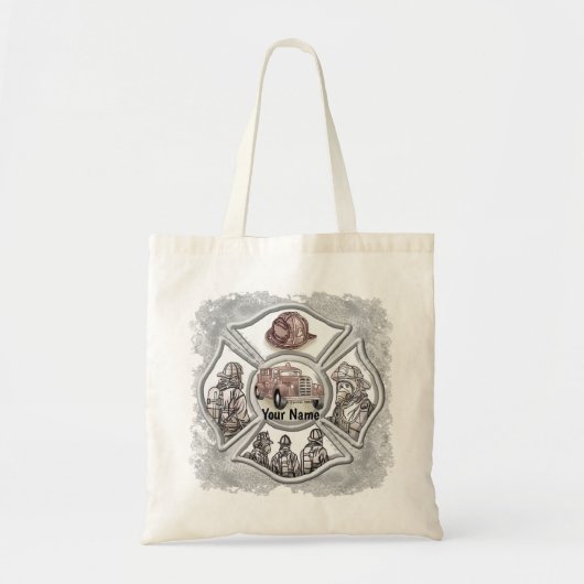 Maltese kruisbrandweerman tote bag (Voorkant)
