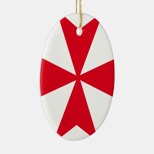 maltese kruising keramisch ornament (Rechts)