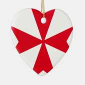 maltese kruising keramisch ornament (Rechts)