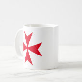 maltese kruising koffiemok (Voorkant links)