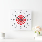 Maltese kruisklok vierkante klok (Huis)