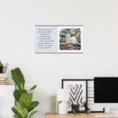 Maltese kunst waar liefde groeit poster (Thuiskantoor)