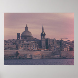 Maltese landschap poster