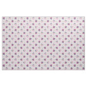 maltese lavendel florals hond stof (Fat Quarter)