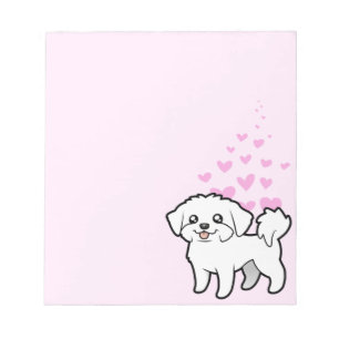 Maltese liefde (puppy cut) notitieblok